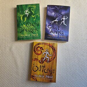 Oath Breaker, Ghost Hunter,‎ Outcast by Michelle Paver - Paperback Set